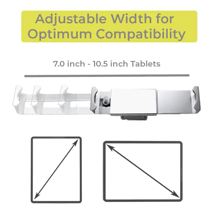 Heavy-Duty Countertop Rhino Tablet Stand - Low-Profile