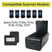 4-Slot Zebra TC7x Scanner Battery Charger Cradle