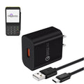 Wandladegerät für tragbares Dejavoo P17 POS-Gerät mit USB-C-Kabel | Agoz