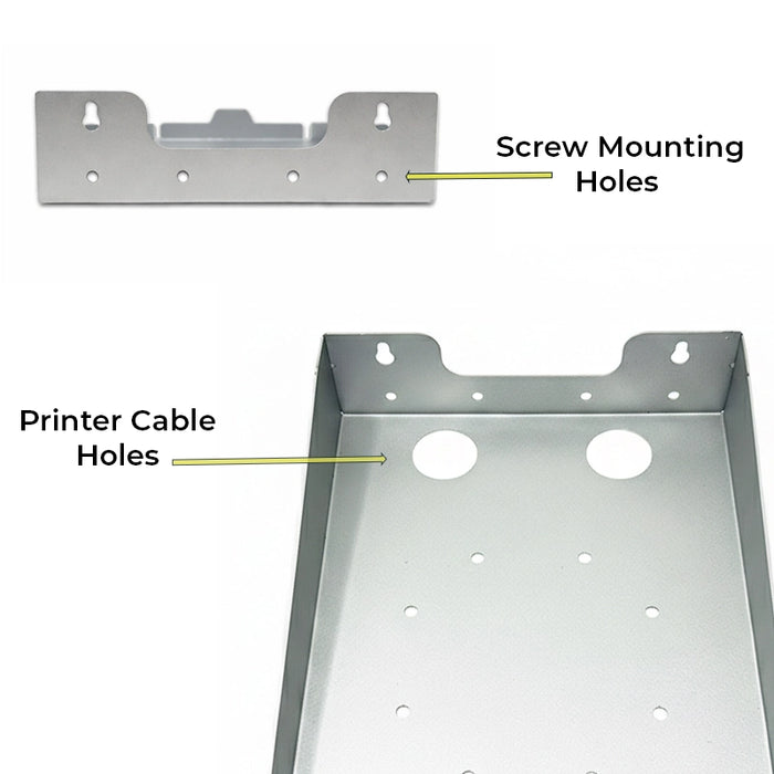 Wall Mounted Printer Shelf for Star Micronics SP500 Kitchen Printer
