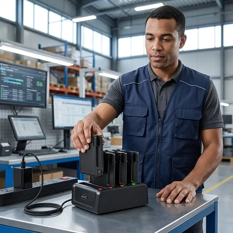 Zentralisierung der Batterie-Rotation für Zebra TC7X in aktiven Flotten