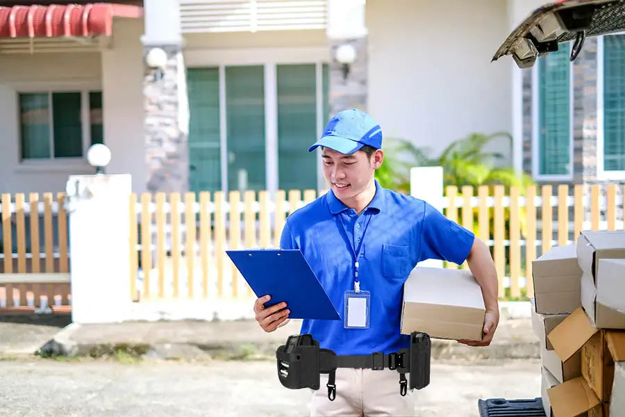 TSC Alpha-40L Mobile Printer Waist Belt Case with Scanner Holster