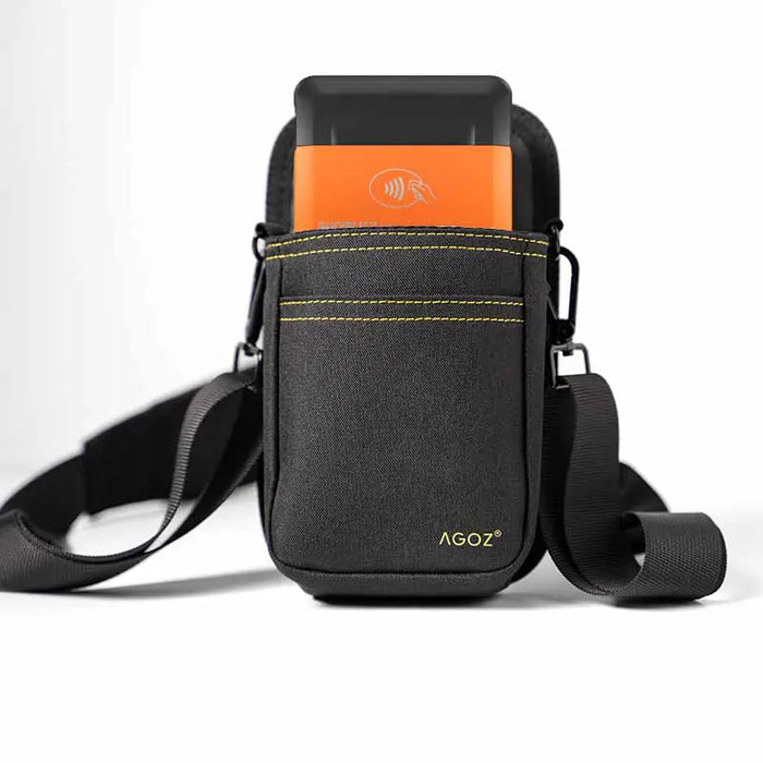 Black Agoz waist belt case for Sunmi POS handheld terminal