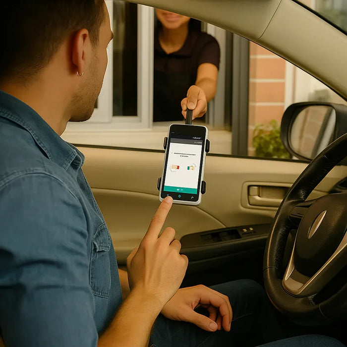 Drive-Thru Handheld POS Mount for Valor VP550E