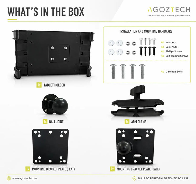AGOZ Rhino Tablet Forklift Mount Holder