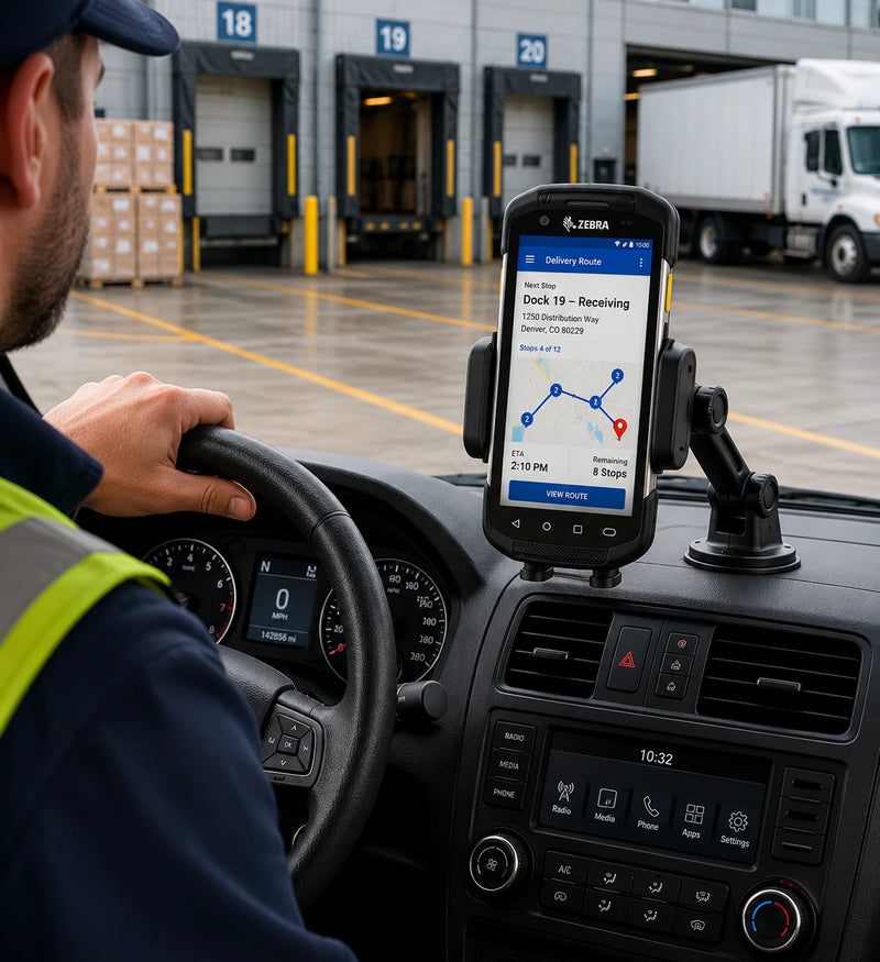 Keep Zebra Handhelds Route-Ready Inside Service Vehicles