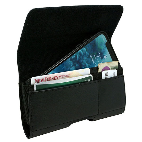Leather Wallet Holster for Samsung Galaxy A01 with Card Holder